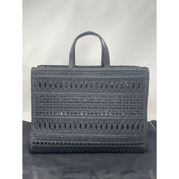 Medium G-Tote shopping bag in laced raffia - Picture 8 of 11